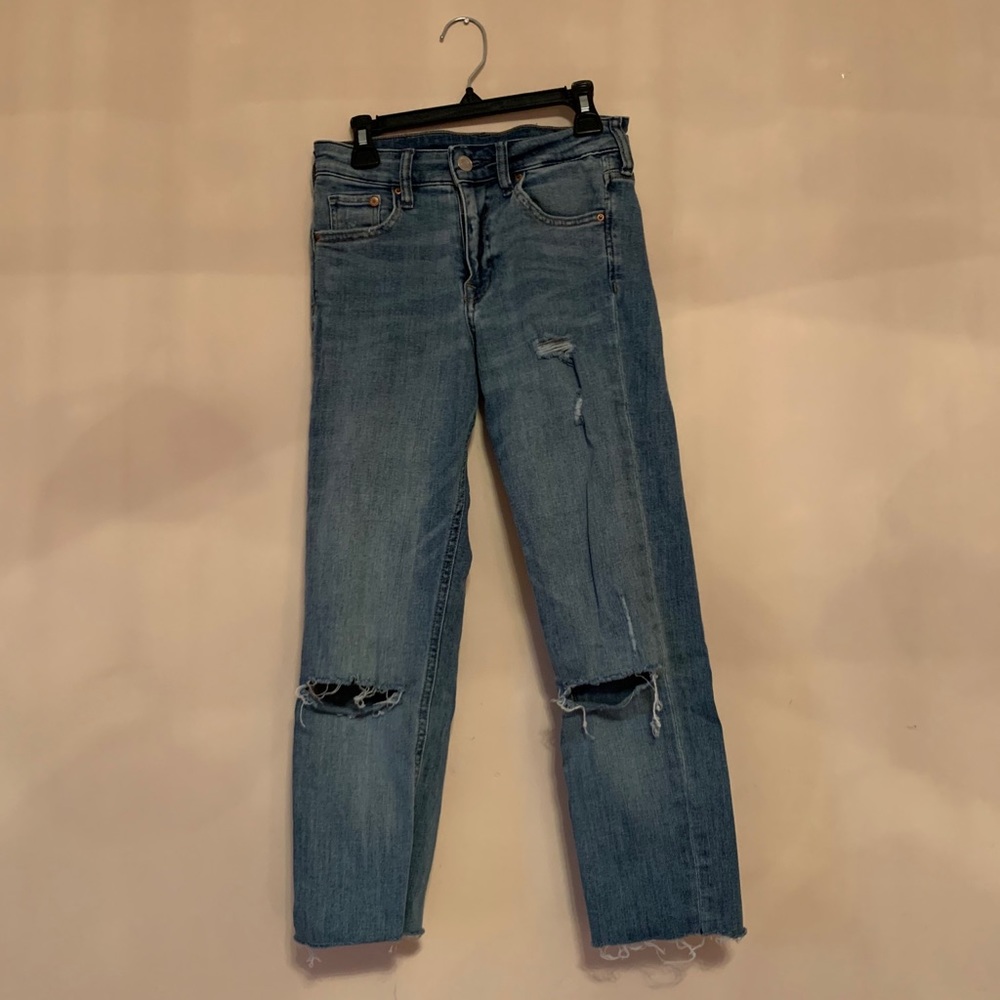 h&m high waisted jeans